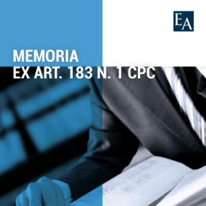 Memoria Ex Art 183 N 2 Cpc Avvocato Emanuele Argento