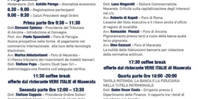 III CONVEGNO ANNUALE RAPPORTI BANCA – IMPRESA – Ancona 8 aprile 2019